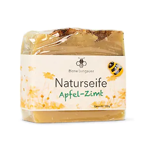 Apfel-Zimt Naturseife mit Bienenwachs | 100g