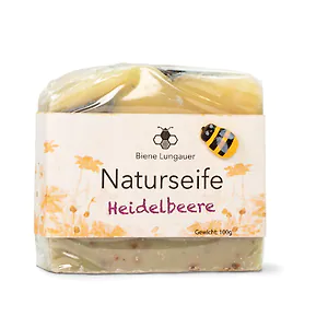 Heidelbeere Naturseife mit Bienenwachs | 100g