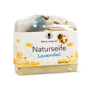 Lavendel Naturseife mit Bienenwachs | 100g