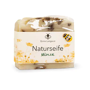 Minze Naturseife mit Bienenwachs | 100g