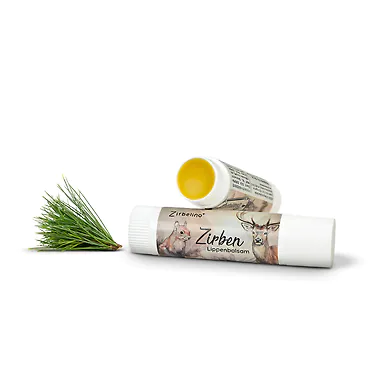 Zirbelino&reg; BUSSISTIFT Lippenbalsam mit Bienenwachs und Zirbe | 7g - Lippenpfl...